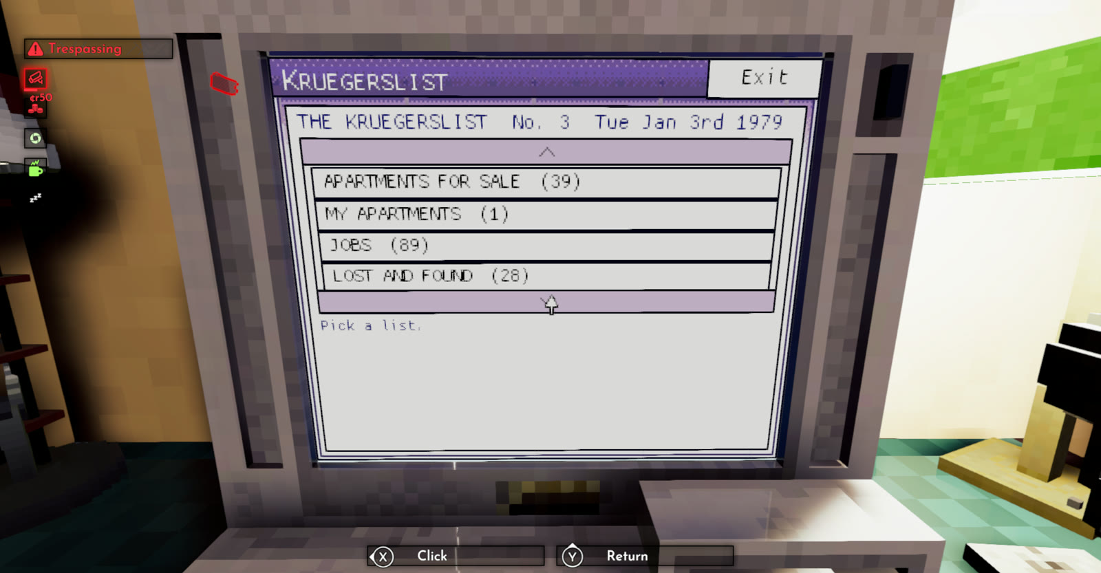 Kruegerslist: pick a list