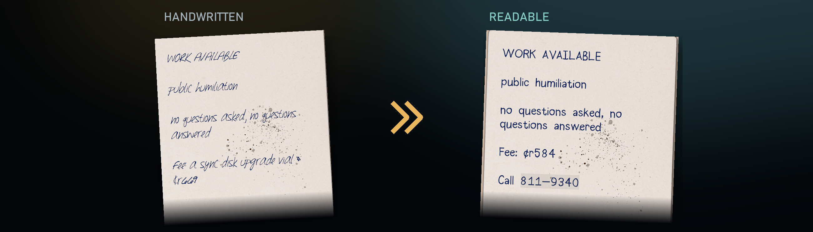 Readable Notes